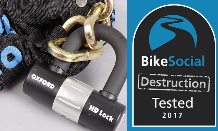 Oxford HD chain and padlock tested to destruction by BikeSocial